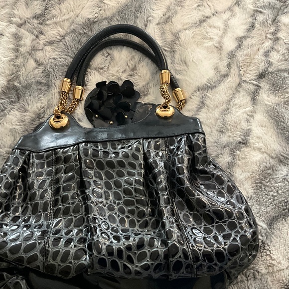 VINTAGE CHRISTOPHER STRAUB HANDBAG Womens, BLACK, NWOT - Picture 6 of 6